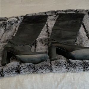 Brown Thomas Black Leather Tall Boots size 9 🇮🇪